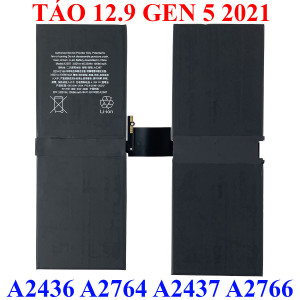 Pin Webphukien cho iPad Pro 12.9 inch Gen 5 2021 Model A2378 A2379 A2461 A2462 10758 mAh 40.88W